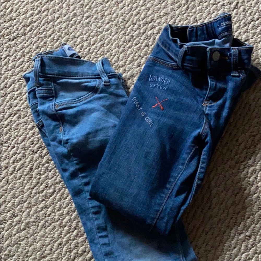 2 for 1! Old Navy girls Ballerina skinny jeggings!